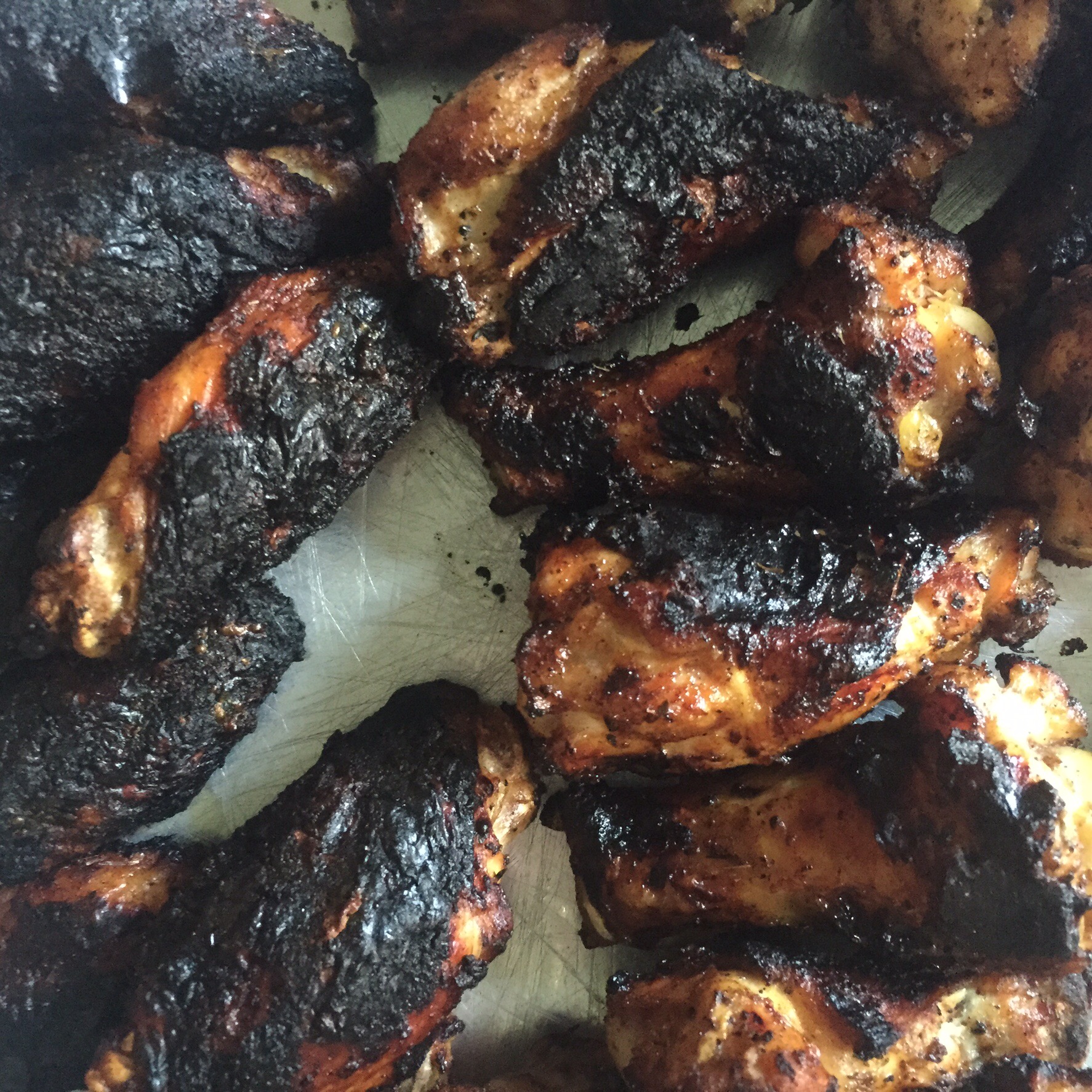Charred Chicken Wings – Eat, I&#39;ll Cut More